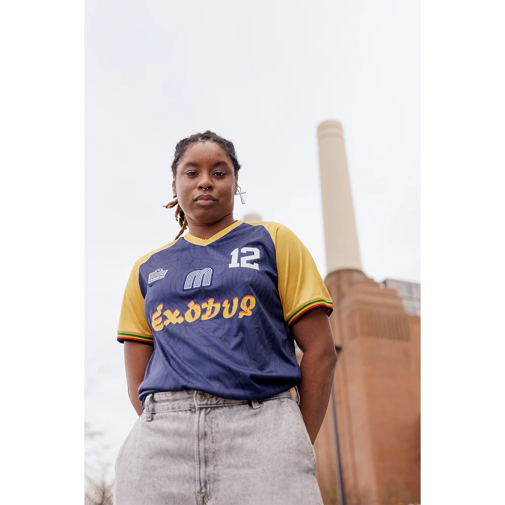 Bob Marley x Mundial x Admiral Away Exodus Football Top - Image 6