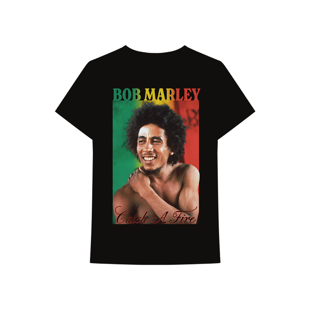 Catch A Fire Black Photo T-Shirt