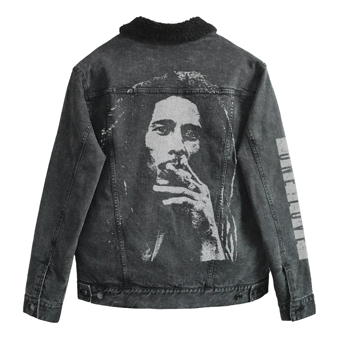 Bob Marley One Love Denim Jacket - Image 2