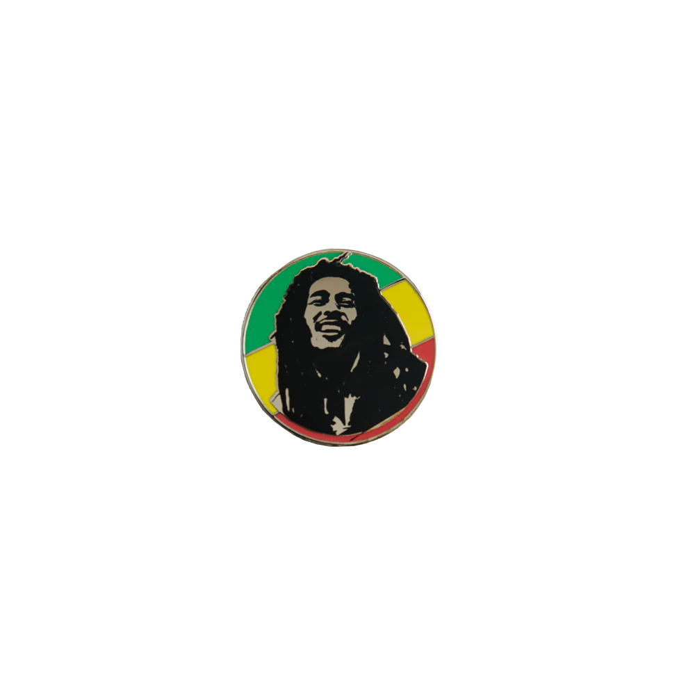 Rasta Circle Enamel Pin - Image 2