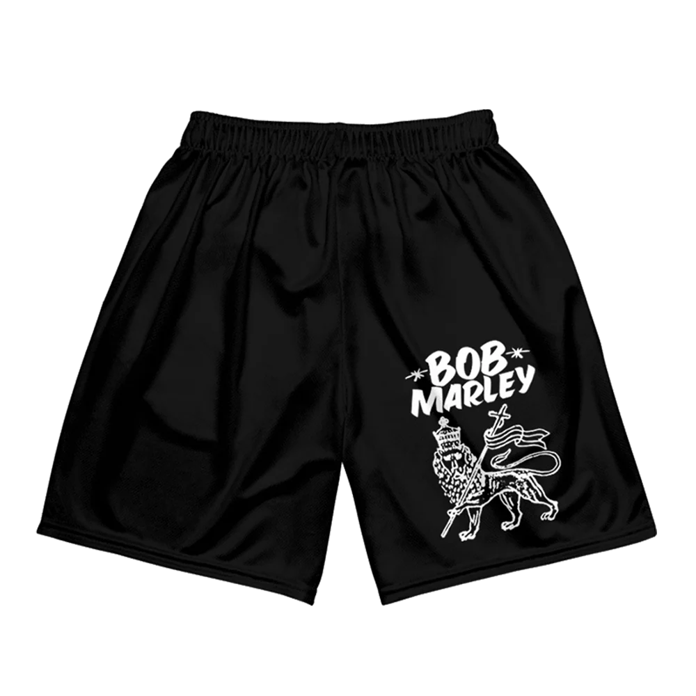 Rasta Lion Athletic Long Shorts