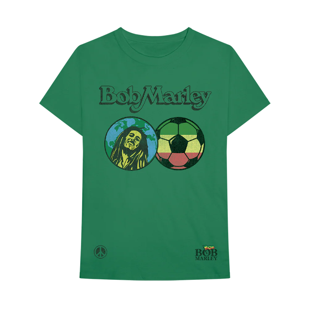 World Soccer Logo Youth Green T-Shirt